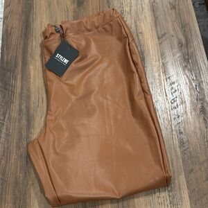 Stylewe Faux Leather Pants